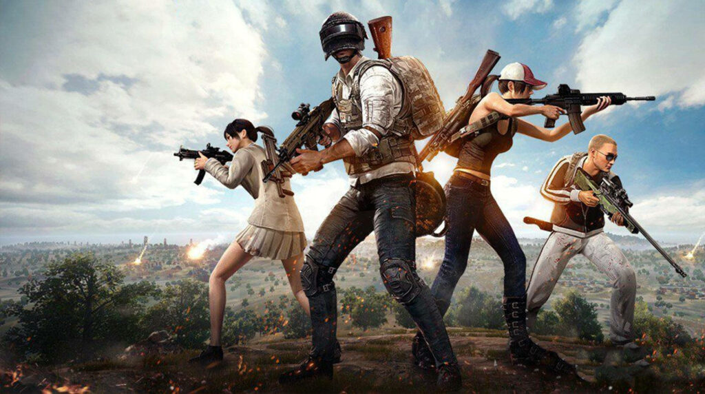 Squad Goals: Unleashing the Thrills of PUBG Lite with a Lovable Fighting Unit Armed to the Teeth! Wallpaper