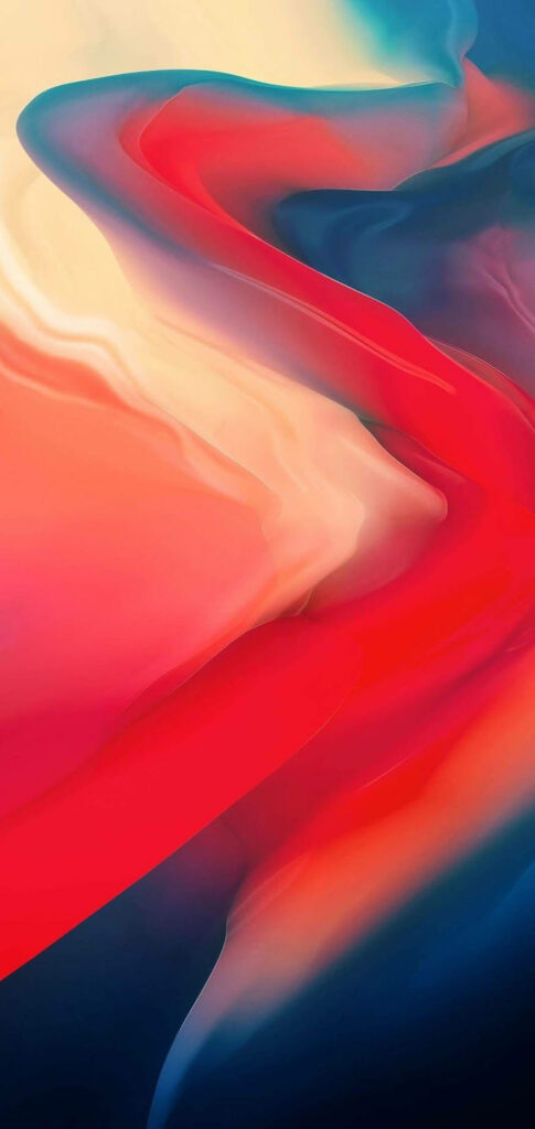 Dreamy Red Waves: A Captivating 4k Abstract for Android Screens Wallpaper