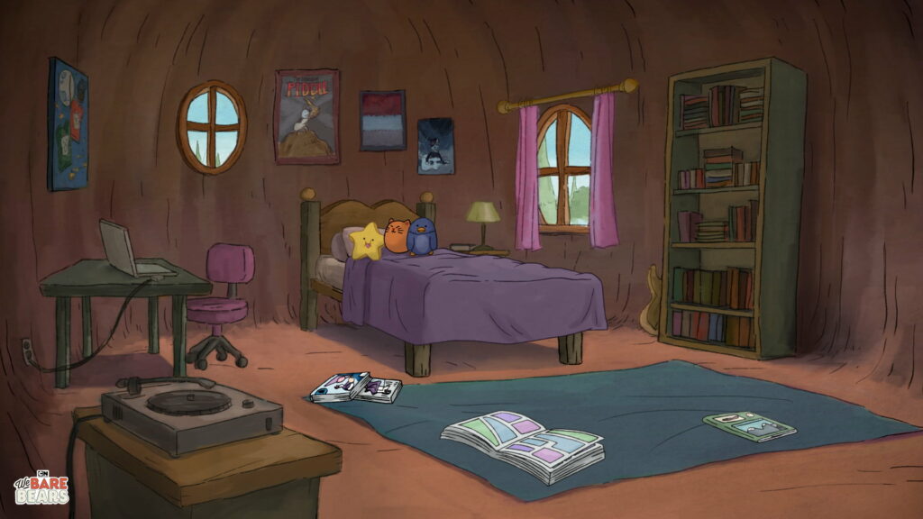 Bear Brothers in High Definition: We Bare Bears Cartoon Network 1080p Wallpaper Delight