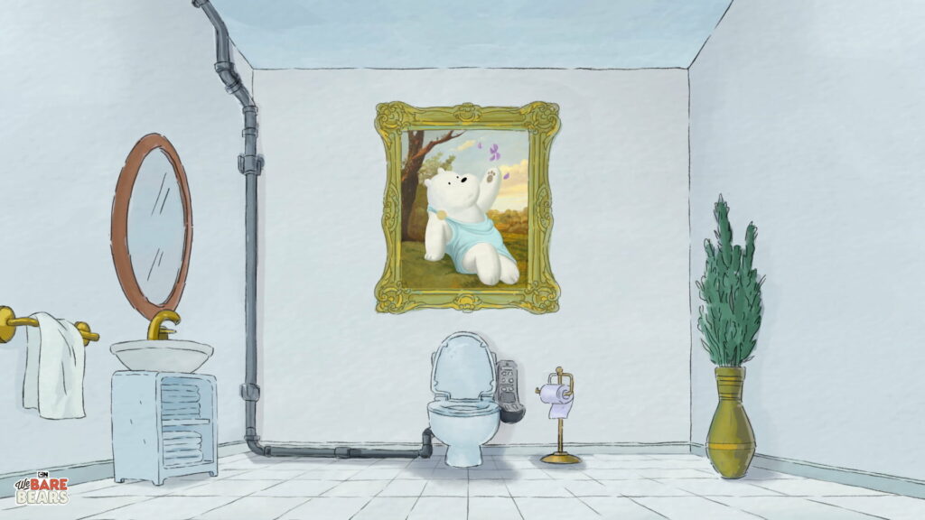 Cute and Cozy: The Three Adorable Bears in a High-Definition Cartoon Network Wallpaper