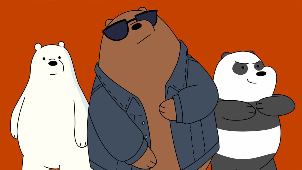 We Bare Bears: The Hilarious Trio in a Playful Cartoon Adventure! Wallpaper