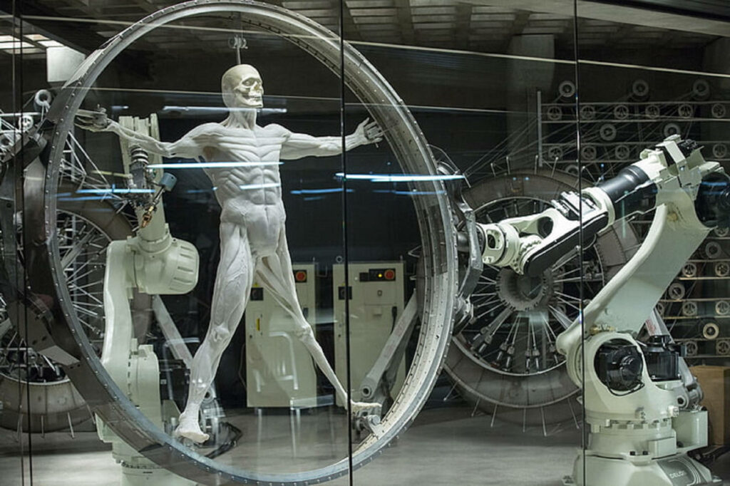 Westworld Wallpaper: Robotic Experiment and Humanoid in Machinery