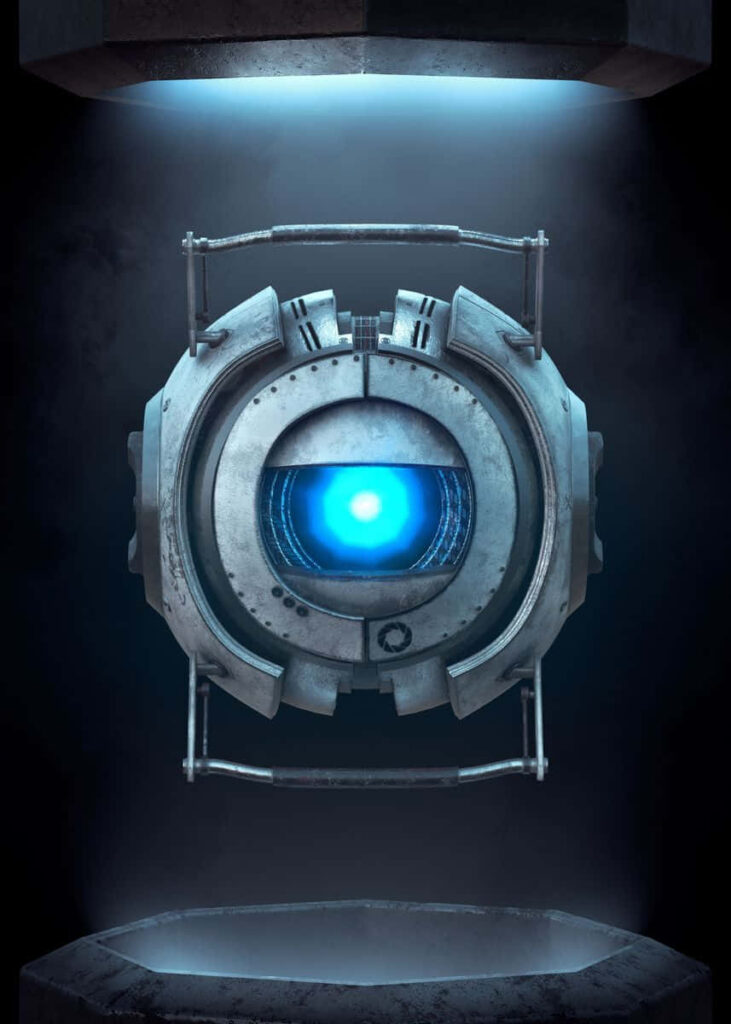 Wheatley from Portal 2: Comedic AI Core Wallpaper Background