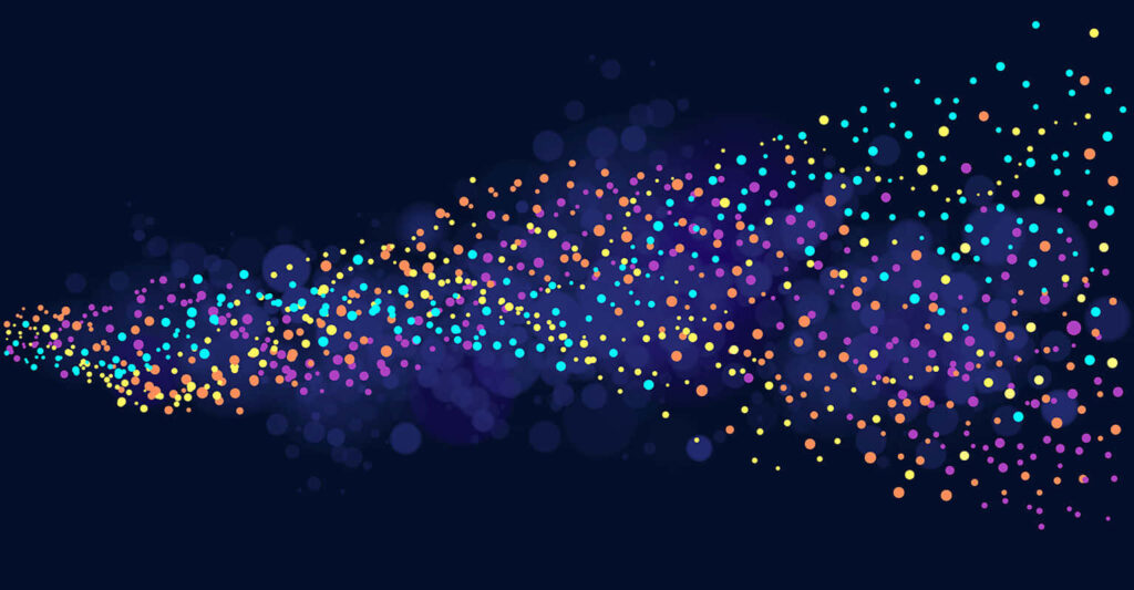 Enchanting Dark Blue Wallpaper: Captivating Confetti and Bokeh Wonderland