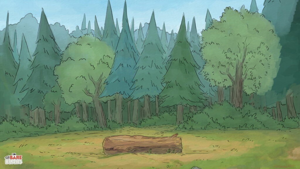 Whimsical Cartoon Network Characters Embrace Nature in Stunning HD Forest Wallpaper