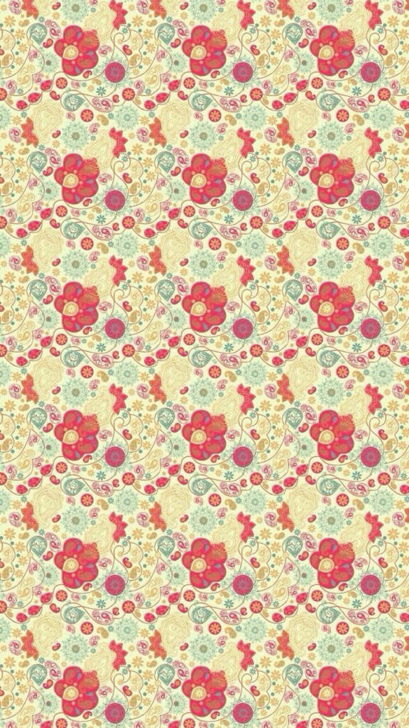 Vibrant Kaleidoscope of Colors and Shapes: A Playful and Enchanting Pattern Wallpaper