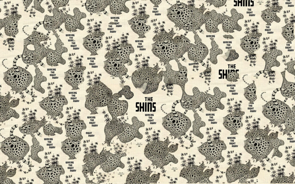 Whimsical Leopard & Bamboo Wallpaper - Playful Monochrome Background