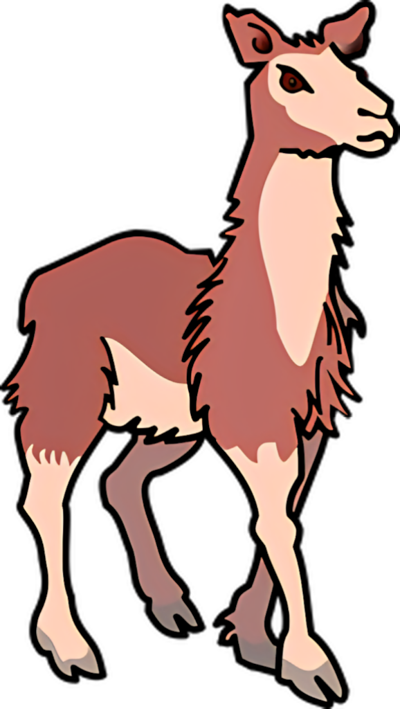 Playful Llama Wallpaper: Whimsical Art for Unique Backgrounds