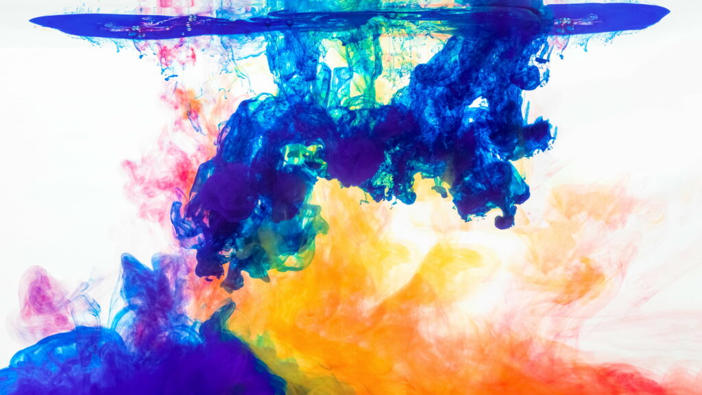 A Delightful Splash: Vibrant Watercolor Wallpaper in QHD