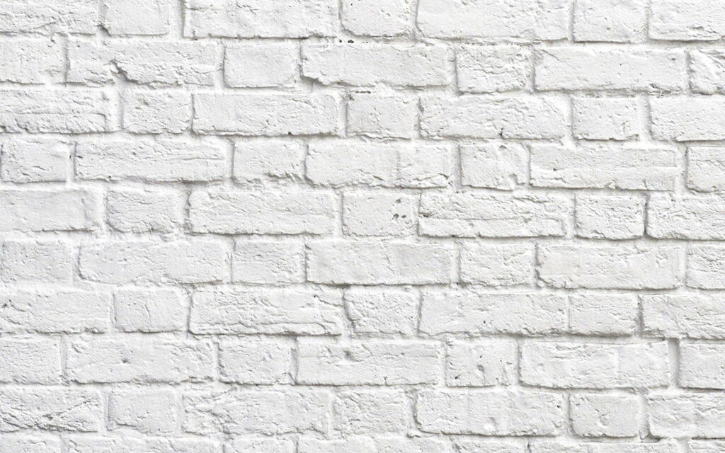 Whitewashed Elegance: HD Wallpaper of Textured White Brick Wall