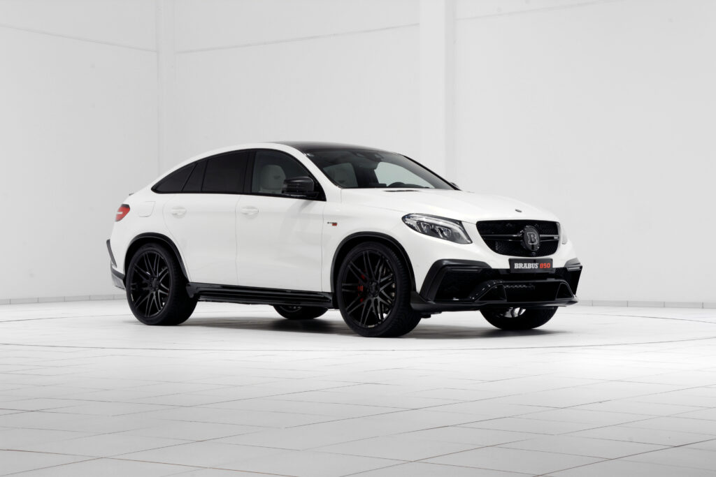 Brabus Modified White Mercedes-Benz GLE-Class: Luxury & Performance Wallpaper