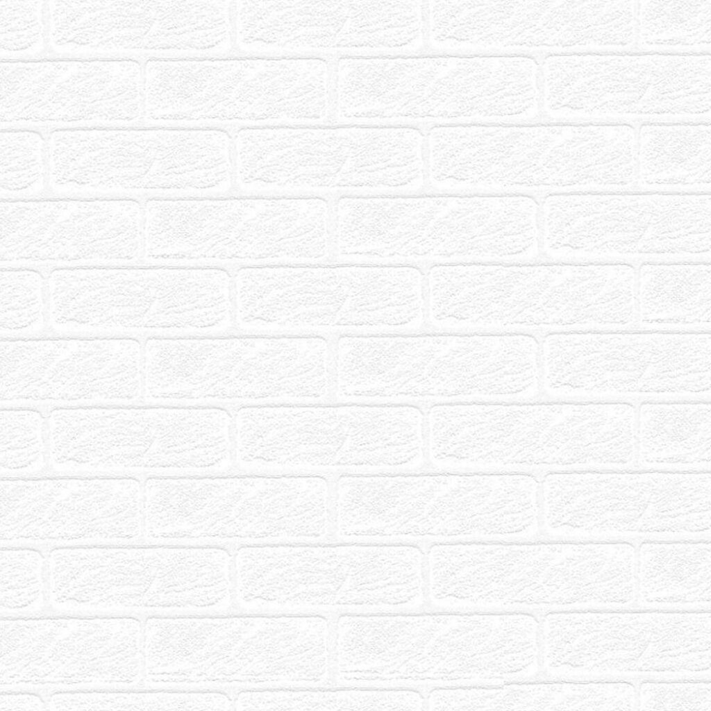 White Texture: Captivating Close-up of a Distinctive Brick Wall Wallpaper