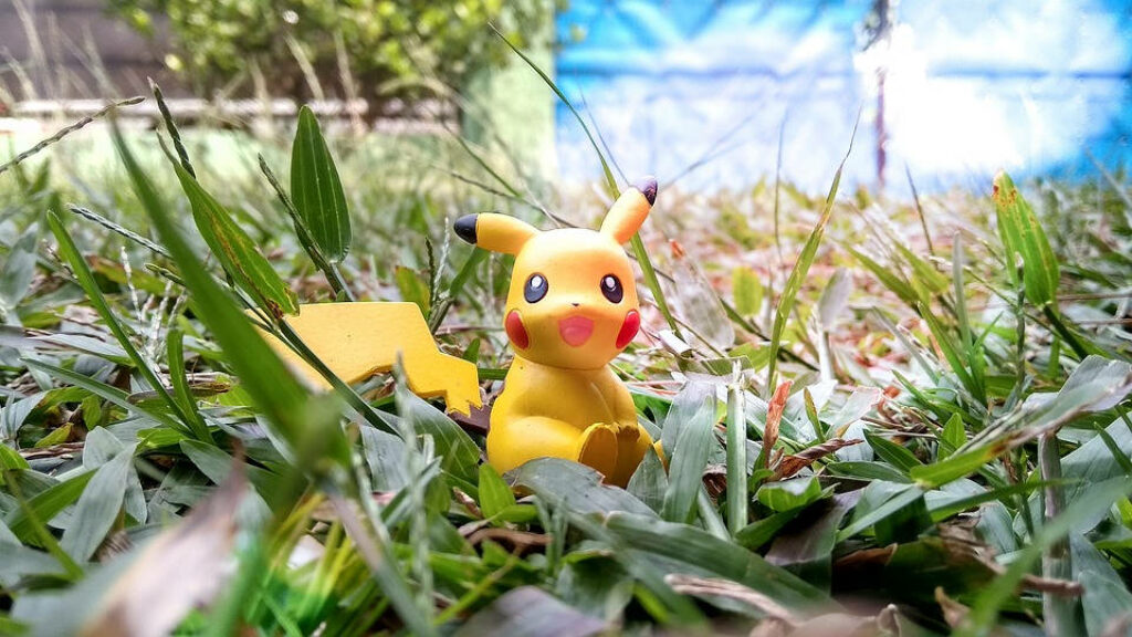 Pikachu's Playtime in the Wild: A Captivating 3D Wallpaper Showcase