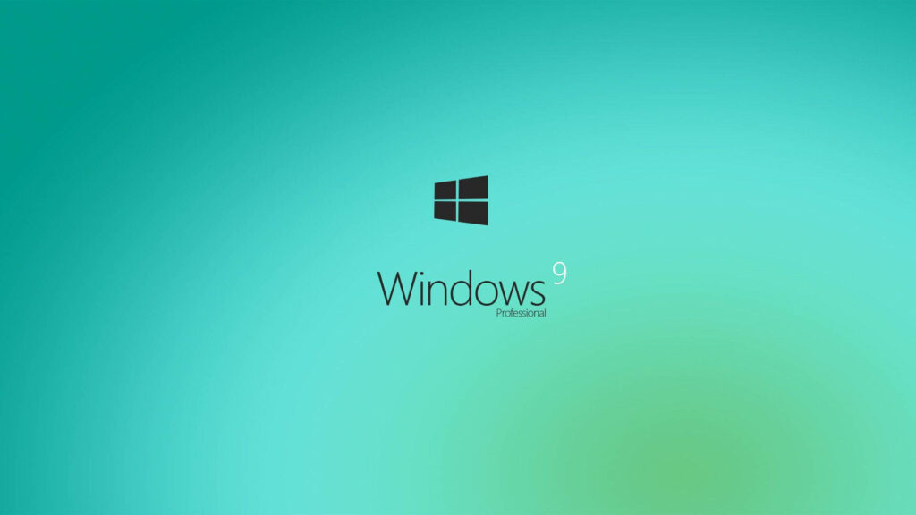 Green Oasis: Windows 10 Logo Shines in Vibrant Background Wallpaper