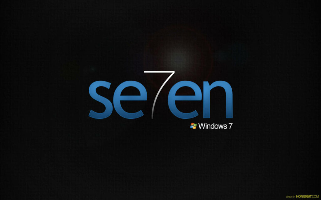 Glowing Windows: Immersing in the Vibrant Experience of Microsoft's Windows 7 Wallpaper