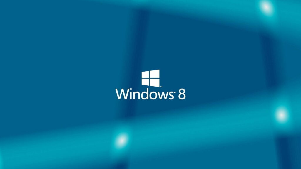 Windows 8: A stunningly beautiful blue HD wallpaper showcasing Microsoft's technological innovation