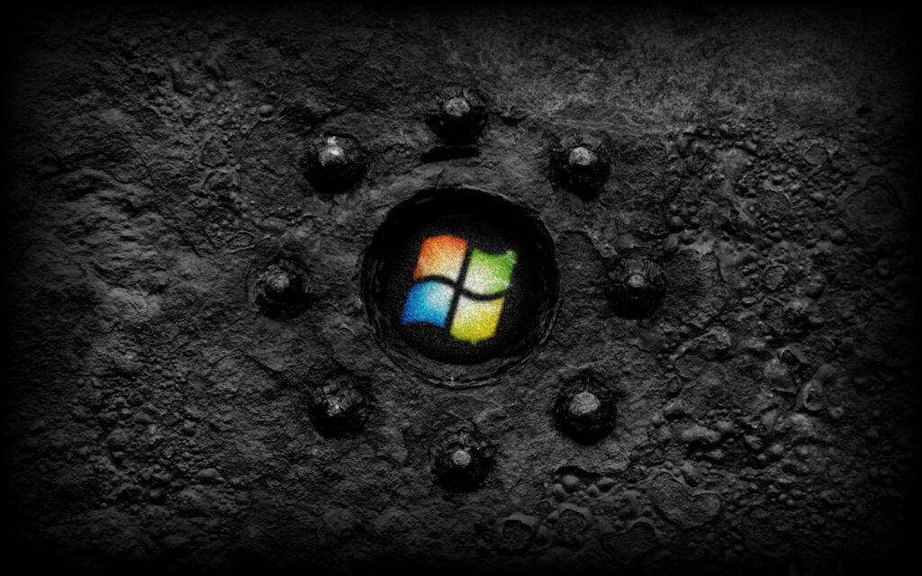 Windows 8: A Glimpse into the Futuristic Abyss Wallpaper