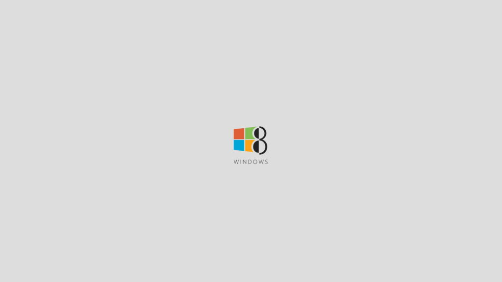Sleek and Stunning: Windows 8 Minimalist Masterpiece in HD Wallpaper