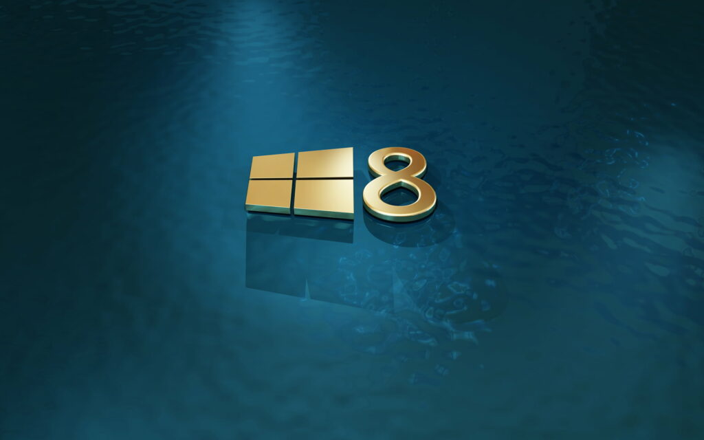 The Futuristic Windows 8 Experience: HD Wallpaper on a Sleek Dark Background