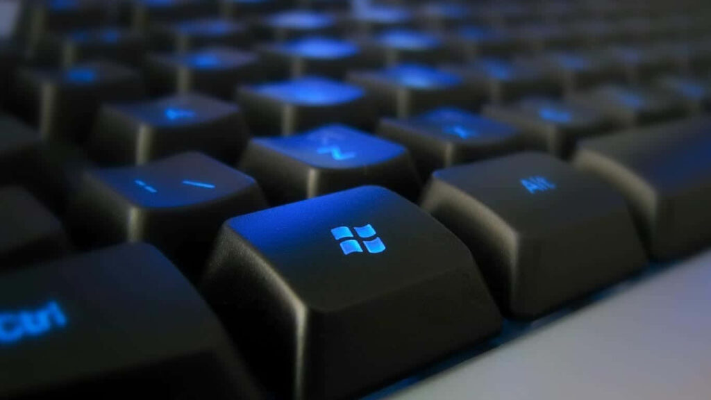 Windows Key Close-Up: Keyboard Laptop Wallpaper