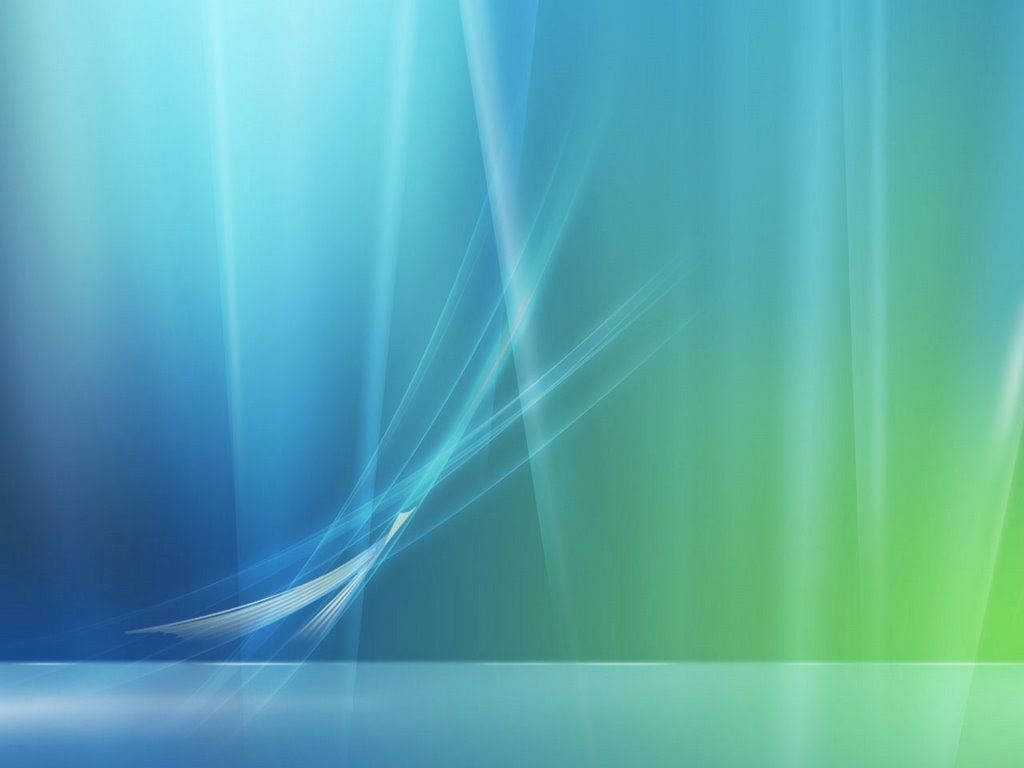 Windows Vista Aurora wallpaper with fluid luminous waves in blue and green nostalgic tech background