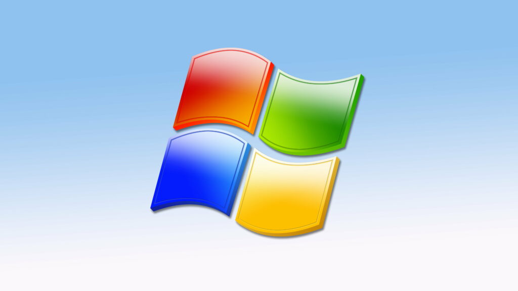 Windows XP Logo in Stunning 4K Wallpaper Background Photo by Microsoft
