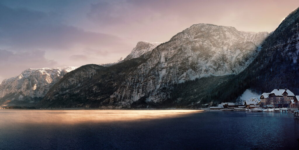 Frozen Serenity: Majestic Snow Adorns Nature's Cradle in HD Wallpaper
