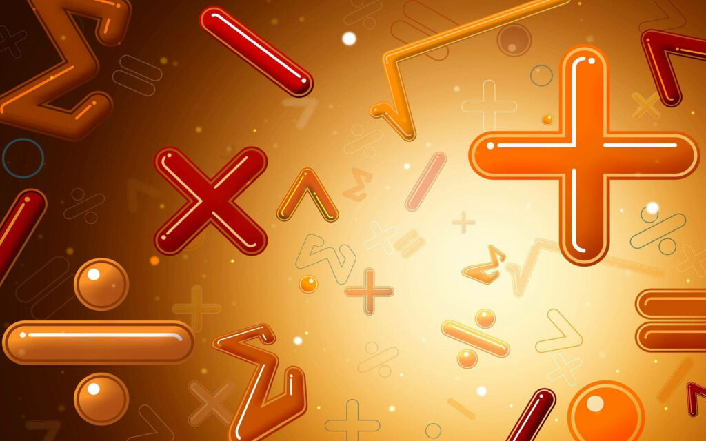 Calculating Wisdom: A Vibrant Mathematical Wallpaper