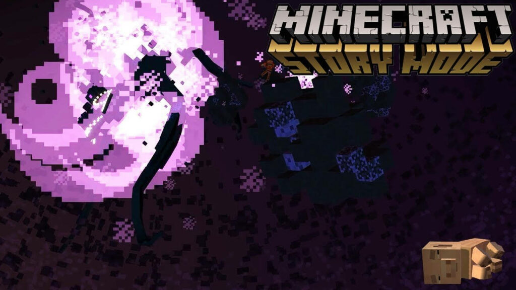 Wither Storm Unleashed: Nintendo Switch Edition with Minecraft Story Mode Wallpaper