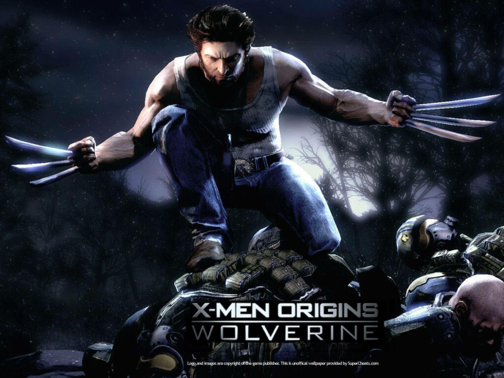 X-Men Origins: Wolverine Wallpaper with Adamantium Claws & Action