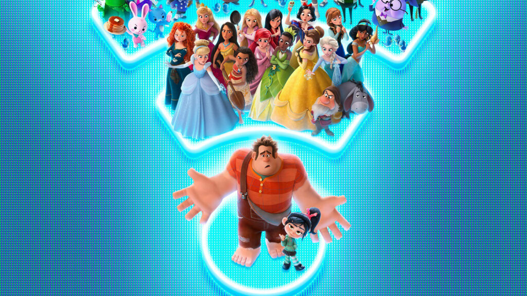 Wreck-It Ralph 2 Wallpaper: Ralph, Vanellope & Iconic Disney Characters