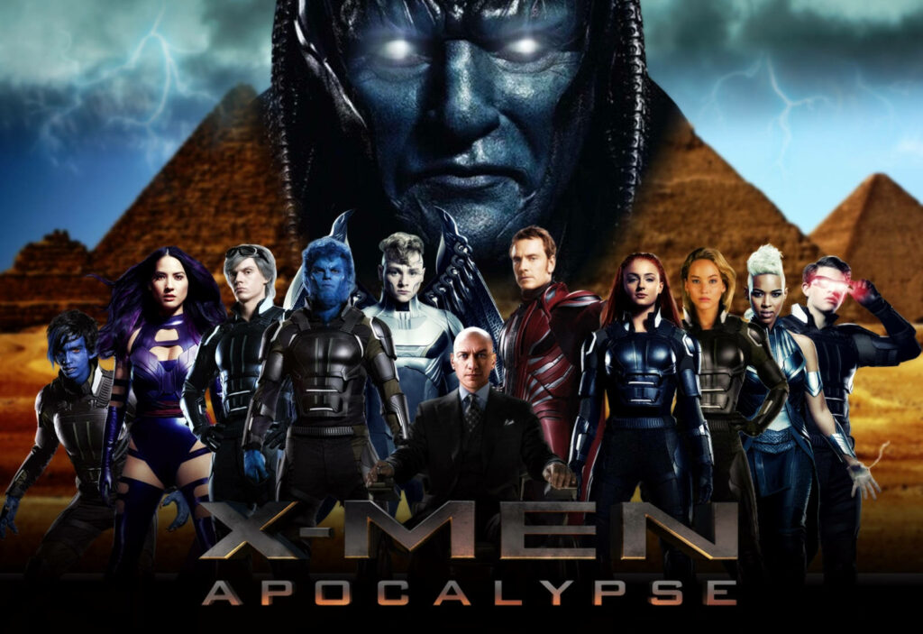X-Men: Apocalypse Wallpaper - Powerful Mutants & Stormy Pyramids