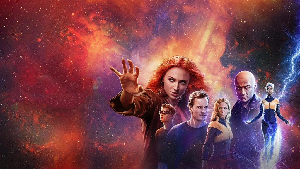 X-Men Dark Phoenix Dynamic Wallpaper with Cosmic Background