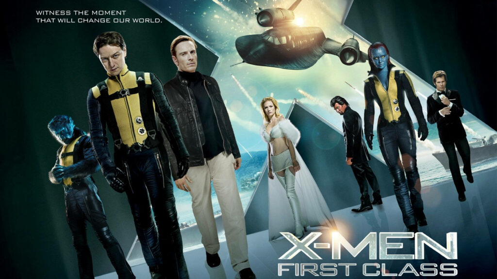 X-Men: First Class Wallpaper - Iconic Cast & Epic Action Background