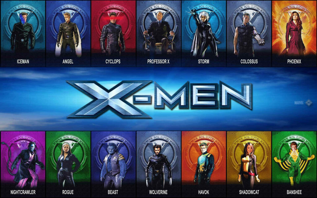 X-Men Superheroes Wallpaper: Iconic Characters & Unique Designs