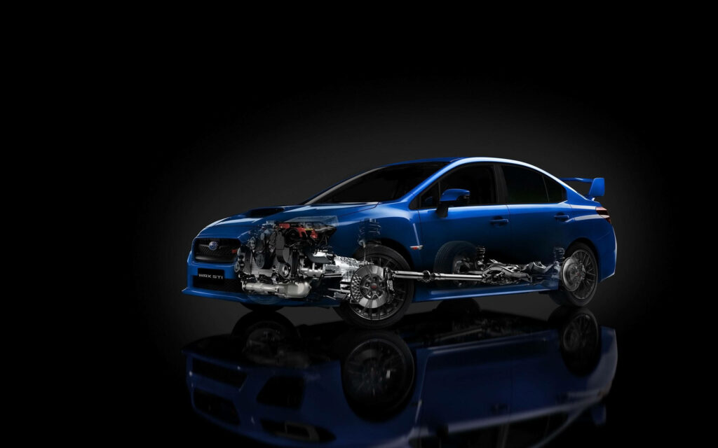 X-Ray Wallpaper of Subaru Impreza - Engine & Drivetrain Insights