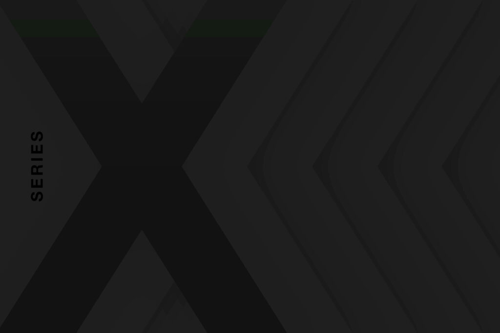 Enigmatic Xbox Series X Logo in a Digital Poster Wallpaper