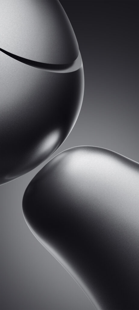 Xiaomi 14T Stock Wallpaper: Sleek Metallic Design on Dark Background