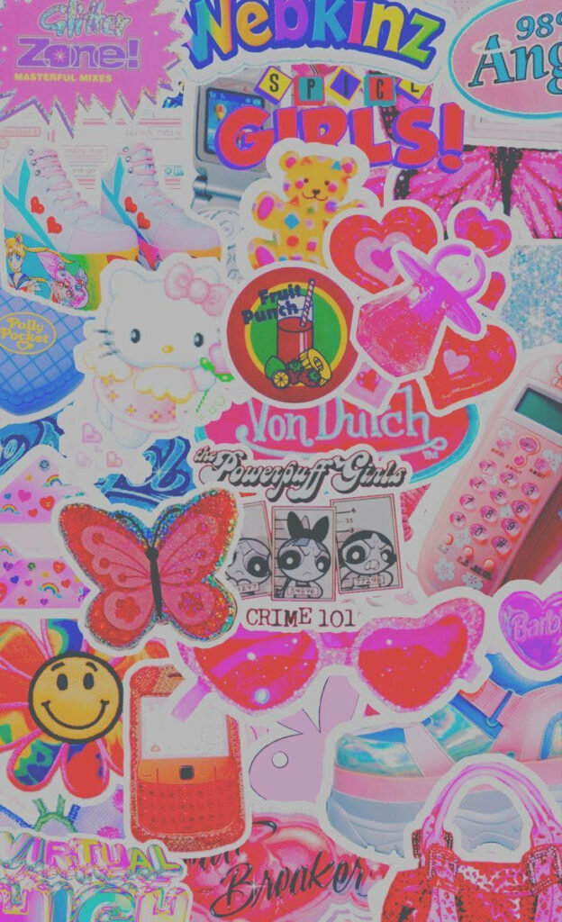 Pink Pioneers: A Sprinkle of Y2k Magic with Powerpuff Girls Wallpaper