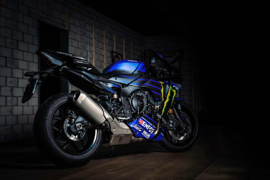 The Ultimate Yamaha R1: A Tribute to Valentino Rossi's Championship Legacy Wallpaper