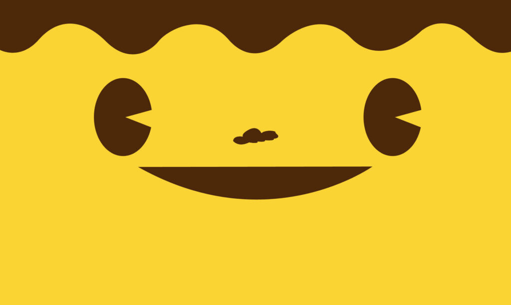 Yellow Delight: The Jovial Pudding Meme that Sparks Joy! Wallpaper