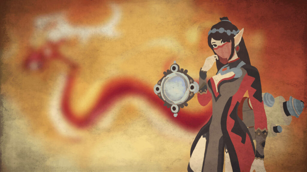 Ying Snapdragon Skin Wallpaper: Vibrant Vector Art Background