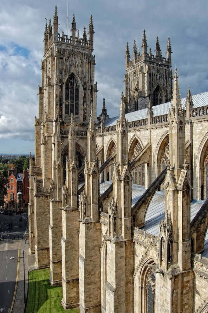 Stunning York Minster Gothic Architecture Wallpaper - Side View