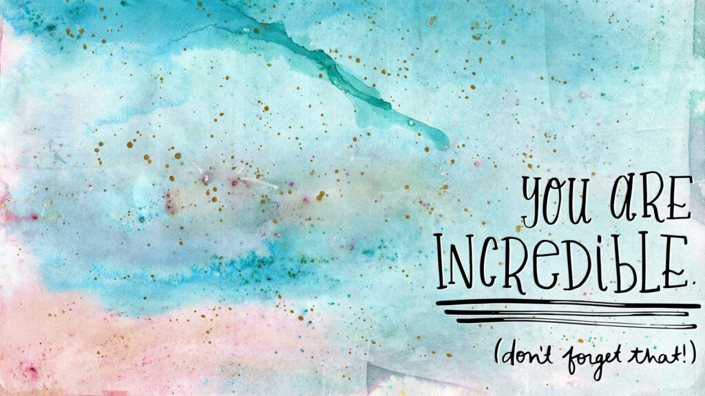 You Are an Aesthetic Wonder: Motivational Mac Wallpaper