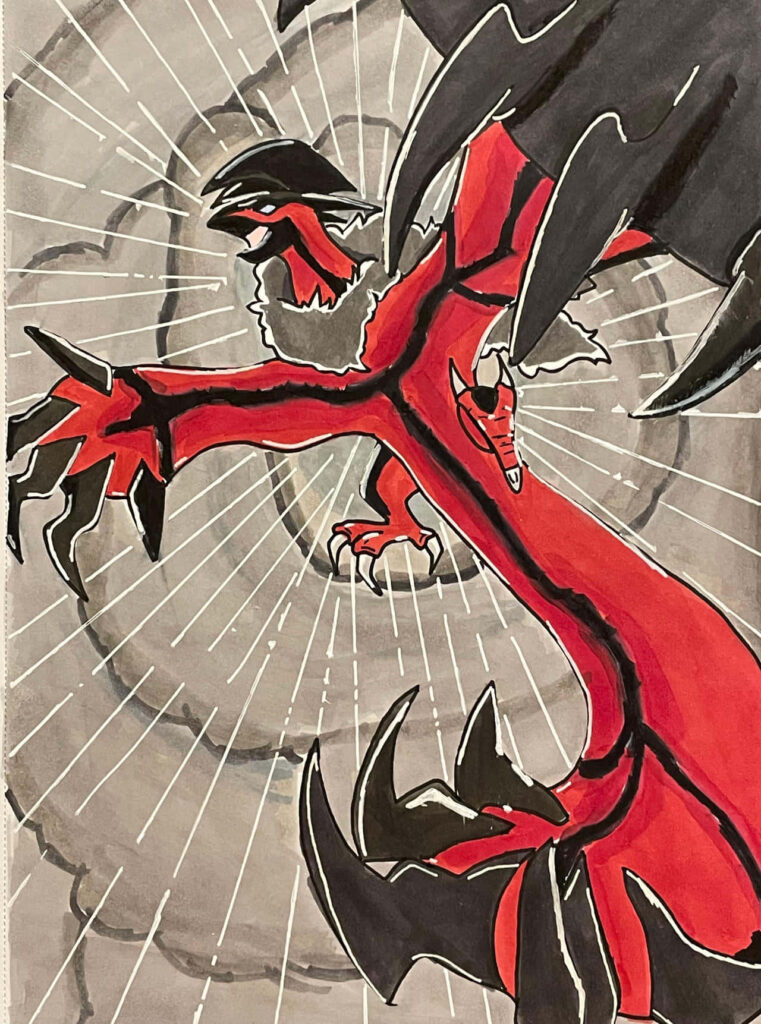 Yveltal: A Captivating Display of Power and Majesty Wallpaper