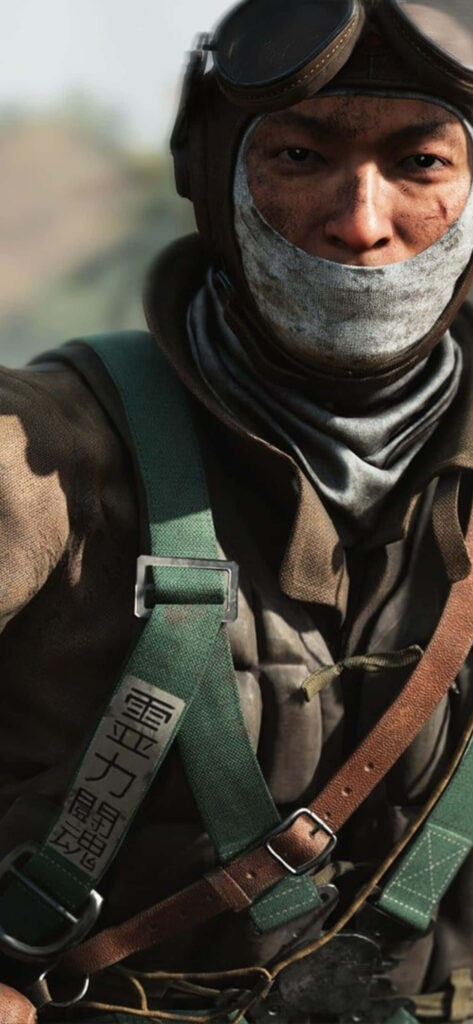 Ace of the Skies: Battlefield V's Zero Pilot, Akira Sakamoto, dominates the breathtaking backdrop Wallpaper