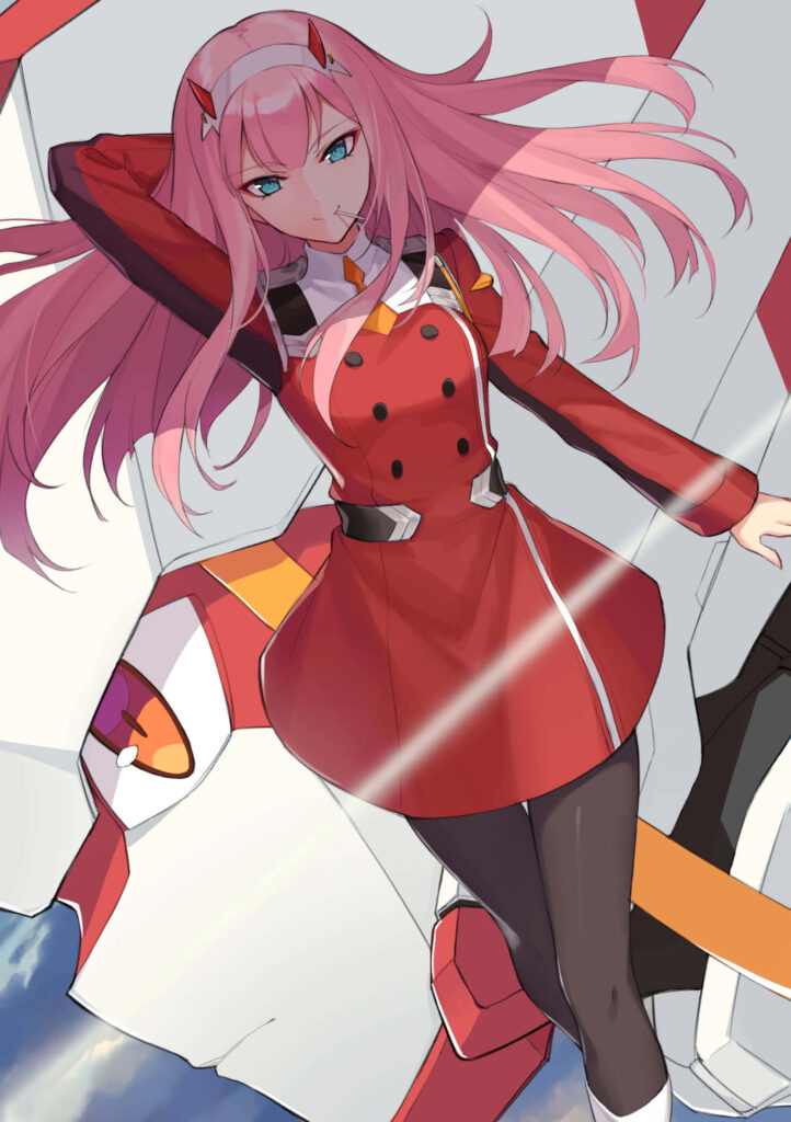 Dynamic Zero Two Wallpaper: Striking Strelitzia & Bold Colors