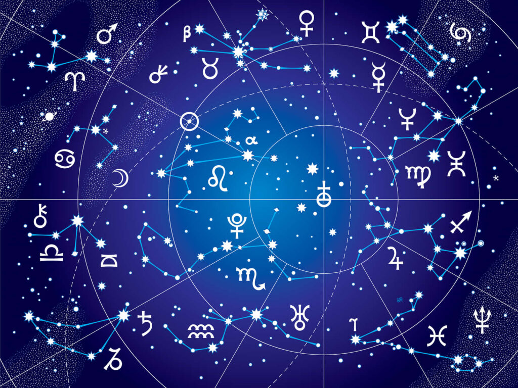 Zodiac Starry Sky Wallpaper: Cosmic Constellation Background