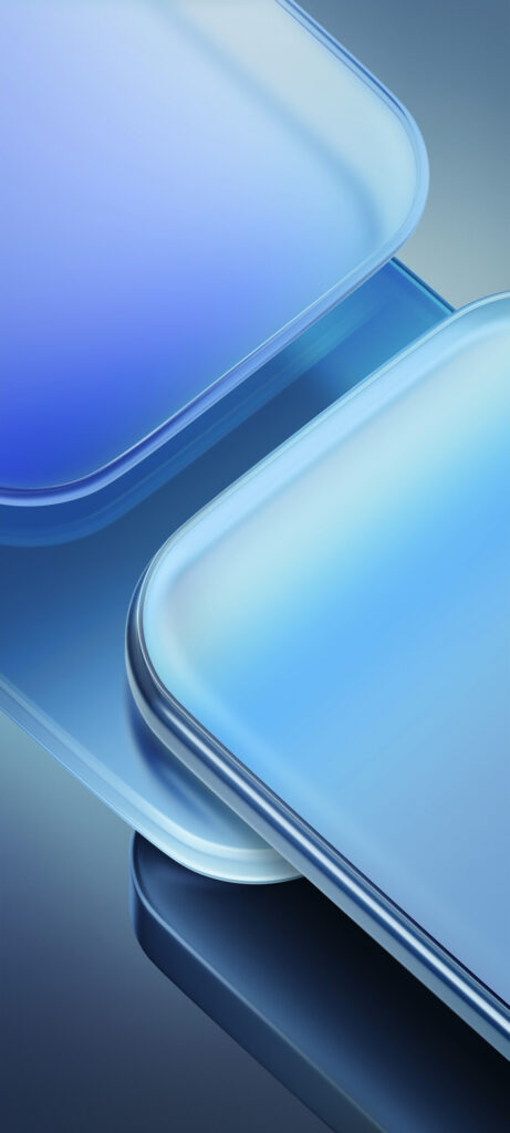 Abstract Blue & Green Stock Wallpaper for iQOO Z9 Turbo+ Background