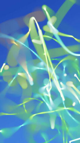 Dynamic Glowing Lines Wallpaper: Ethereal Blue Background Design